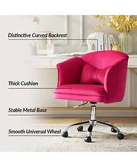 Hulala Home Samuel Modern Office Chair with Flared Arm