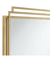 Uttermost Amherst Brushed Gold 24" x 38 1/2" Wall Mirror