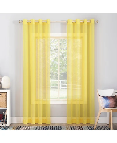 Calypso Sheer Voile Grommet Curtain Panel
