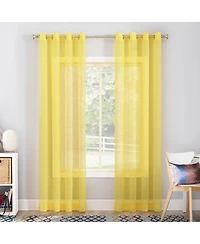 Calypso Sheer Voile Grommet Curtain Panel