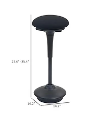 Homcom Adjustable Active Sding Stool with Rocking Motion,