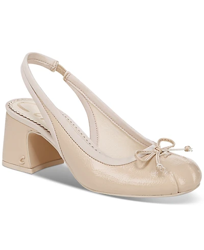 Circus Ny by Sam Edelman Diane Slingback Block-Heel Ballet Pumps