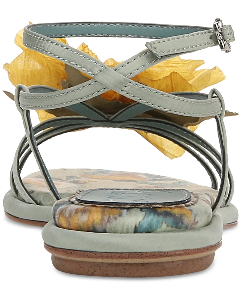Circus Ny by Sam Edelman Women's Olana Flower Strappy Flat Sandals