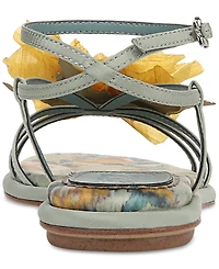 Circus Ny by Sam Edelman Women's Olana Flower Strappy Flat Sandals