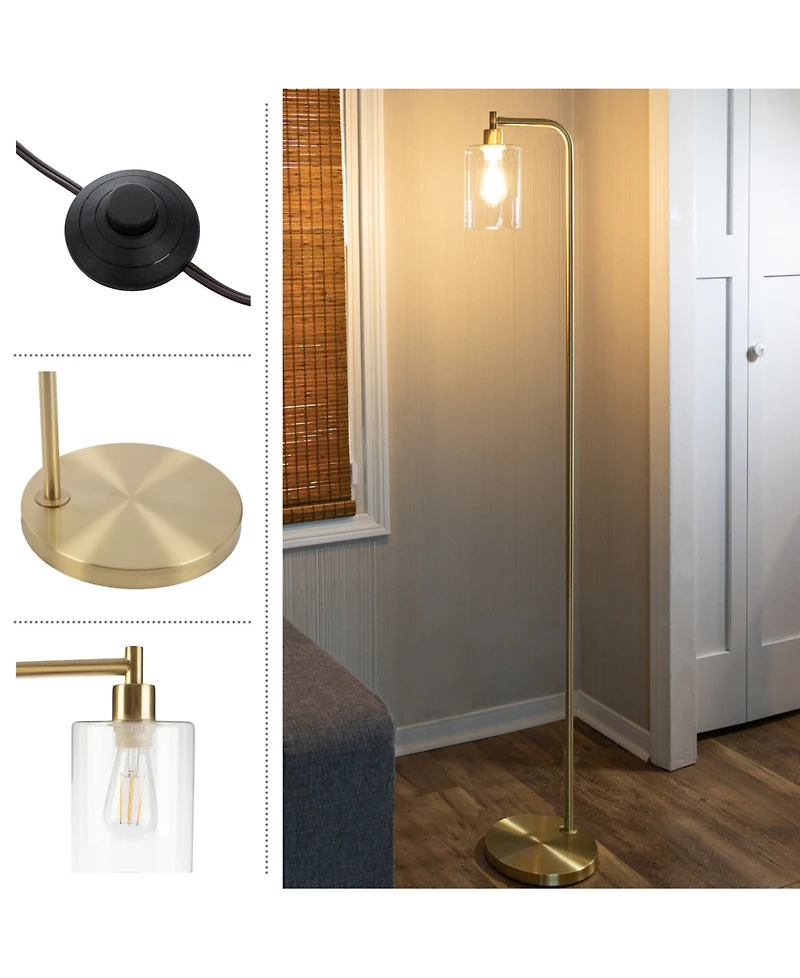 Lavish Home 65.75" Modern Led Floor Lamp