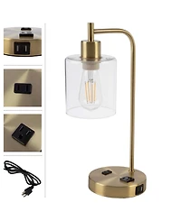 Lavish Home 16.14" Touch Control Table Lamp