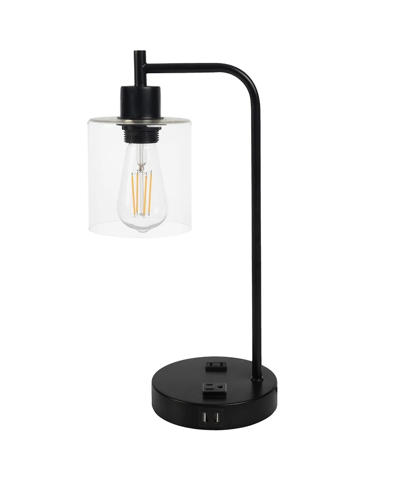 Lavish Home 16.14" Touch Control Table Lamp