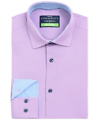 ConStruct Men Slim-Fit Micro-Geo Dress Shirt
