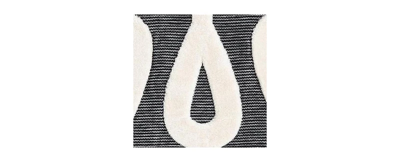 Bayshore Home Textured Tones Drops 7'10"x10' Area Rug