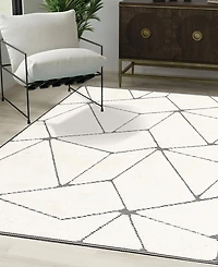 Bayshore Home Textured Tones Spectrum 9'x12' Area Rug