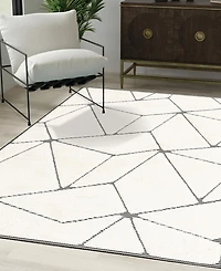 Bayshore Home Textured Tones Spectrum 7'10"x10' Area Rug