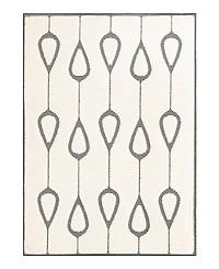 Bayshore Home Textured Tones Drops 5'1"x7'1" Area Rug