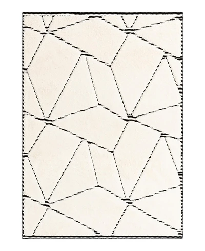 Bayshore Home Textured Tones Spectrum 5'1"x7'1" Area Rug