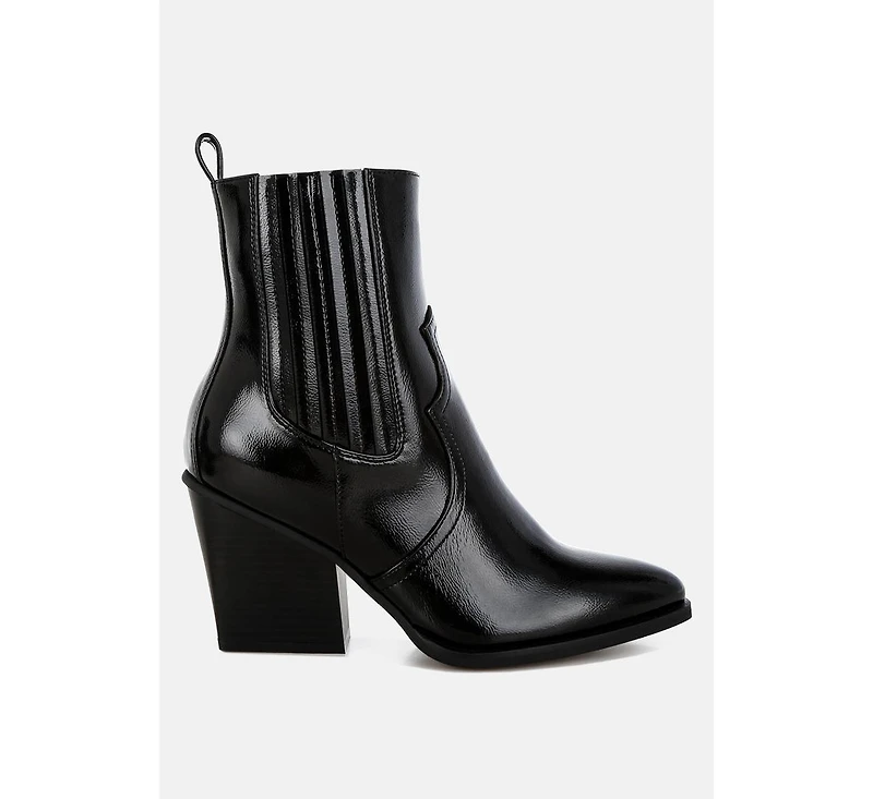 Cornus Snake Print Ankle Boots