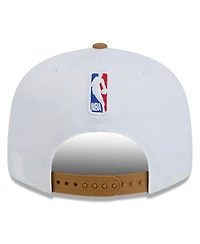 New Era Big Boys and Girls White Chicago Bulls 2024/25 City Edition 9FIFTY Snapback Hat