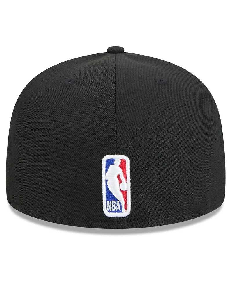 New Era Men's Black Toronto Raptors 2024/25 City Edition Alternate 59FIFTY Fitted Hat