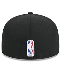 New Era Men's Black Toronto Raptors 2024/25 City Edition Alternate 59FIFTY Fitted Hat