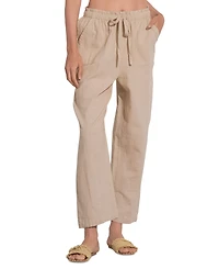Elan Women's High-Rise Straight-Leg Drawstring Pants