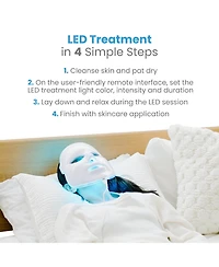 Pure Daily Care - Luma Mask Led Skin Therapy - Home Skin Rejuvenation & Anti-Aging Light Therapy - 7 Color Led - Facial Skin Care