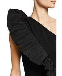 One33 Social Women's The Mercer Pleated Ruffle Gown