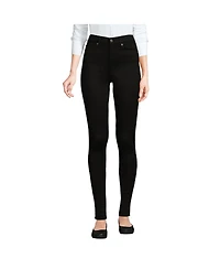 Lands' End Women's High Rise Stretch Denim Skinny Jeans