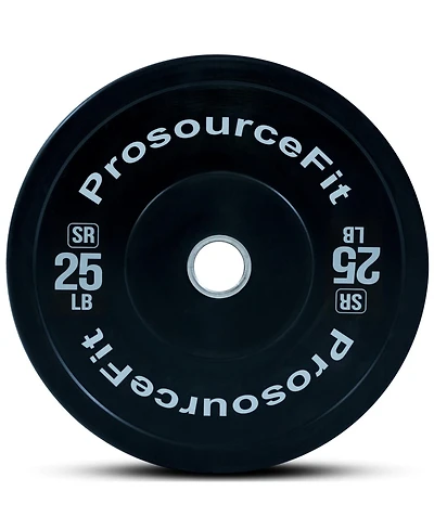 ProsourceFit Solid Rubber Bumper Plate