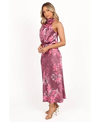 Petal and Pup Women's Anabelle Halter Neck Midi Dress