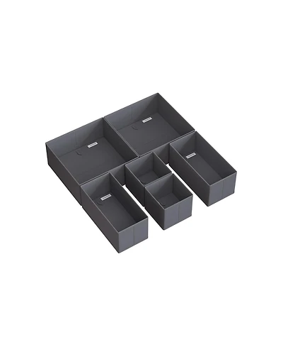 Slickblue Set of 12 Drawer Organizers, Dresser Storage Organizers for Clothes and Accessories