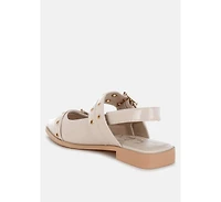 Betula Eyelets & Buckle Detail Flats