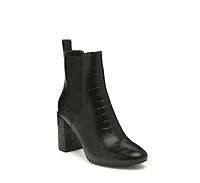 Babbel Faux Leather Block Heel Ankle Boots Women