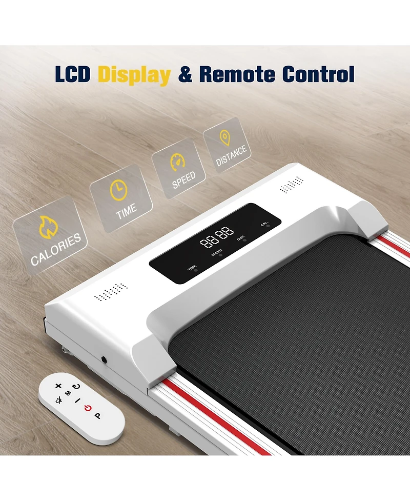 Redliro Walking Pad Under Desk Treadmill 265LBS 2.25HP Running Machine for Home Office