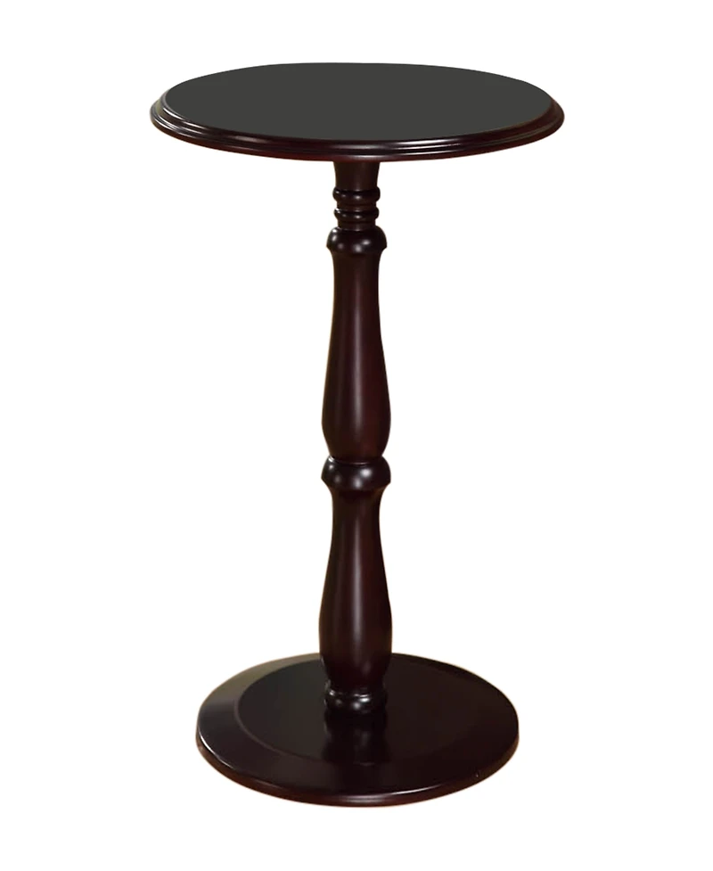Kings Brand Furniture - Dark Cherry Finish Wood Plant Stand Accent Side End Table