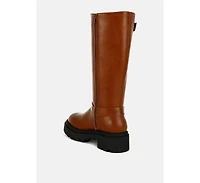 Taimen Harnes Detail Long Boots