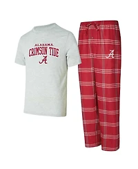 Concepts Sport Men's Alabama Crimson Tide T-Shirt Pants Sleep Set