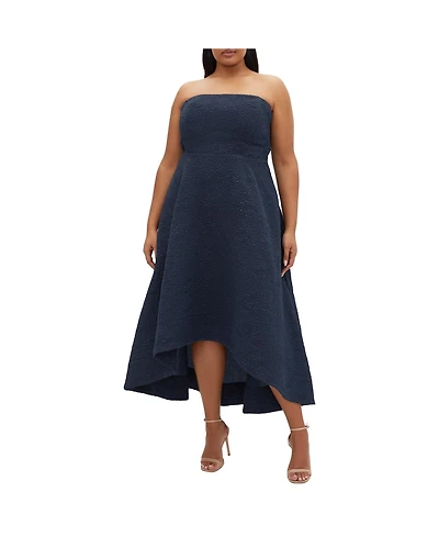 City Chic Plus Tiffany Hi Low Maxi Dress