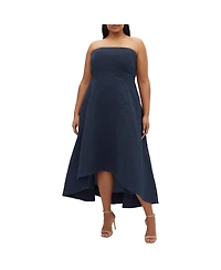 City Chic Plus Tiffany Hi Low Maxi Dress