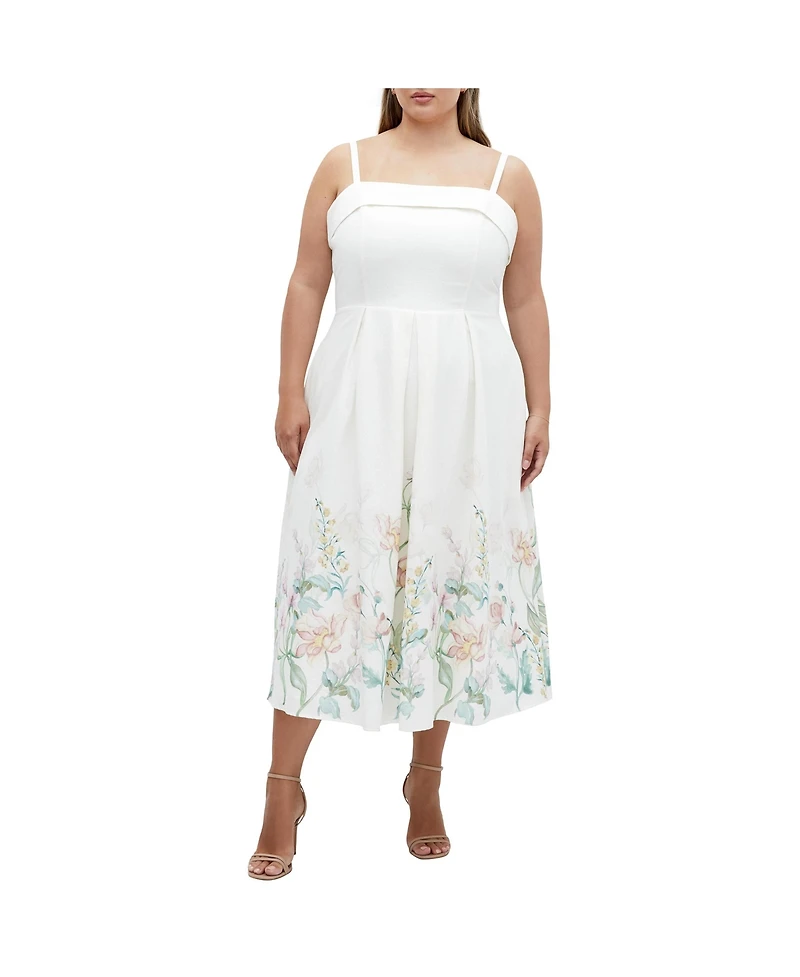 City Chic Plus Love Fleur Dress