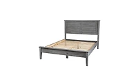 Modern Solid Pine Platform Bed – Sturdy Wood Slat Frame with Contemporary Design for Any Bedroom