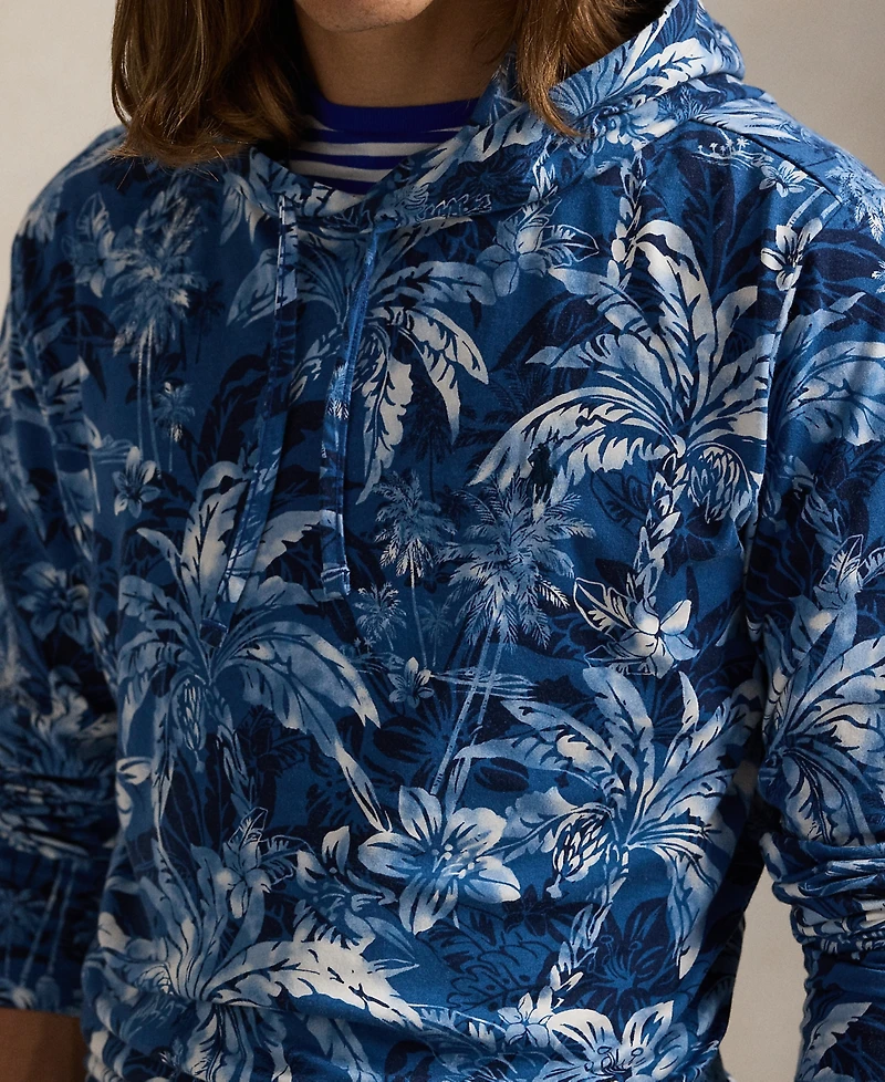 Polo Ralph Lauren Men's Tropical-Print Jersey Hooded T-Shirt