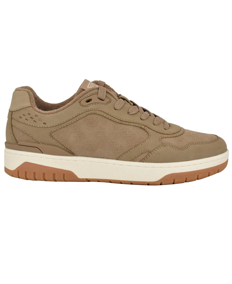Guess Men's Nanon Branded Low Top Fashion Sneakers