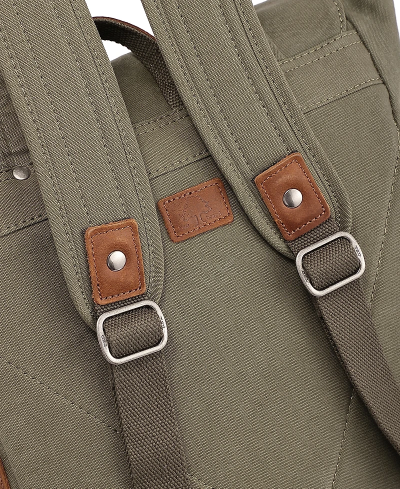 Tsd Brand Sunny Trail Canvas Backpack Handbag