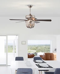 Home Accessories 52" Emani 3-Light Indoor Ceiling Fan with Light Kit and Remote