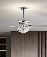 Home Accessories 52" Turner 3-Light Indoor Ceiling Fan with Light Kit and Remote