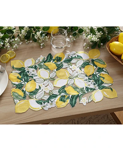 Elrene Tuscany Cutwork Allover Fabric Placemat, 13" x 19"