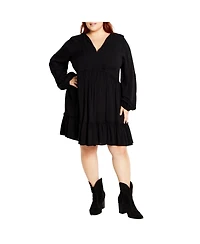 City Chic Plus Size Alinda Mini Dress