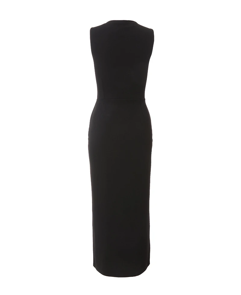 Quiz Women's 2 In 1 Scuba Crepe Waistcoat and Skirt Dress