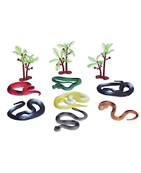 Wild Republic Bucket Mini Snake Figurines, 10 Pieces