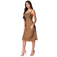 Bebe Women's Satin Midi Slip Dress