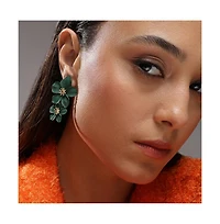 Sohi Women's Flower Drop Earrings