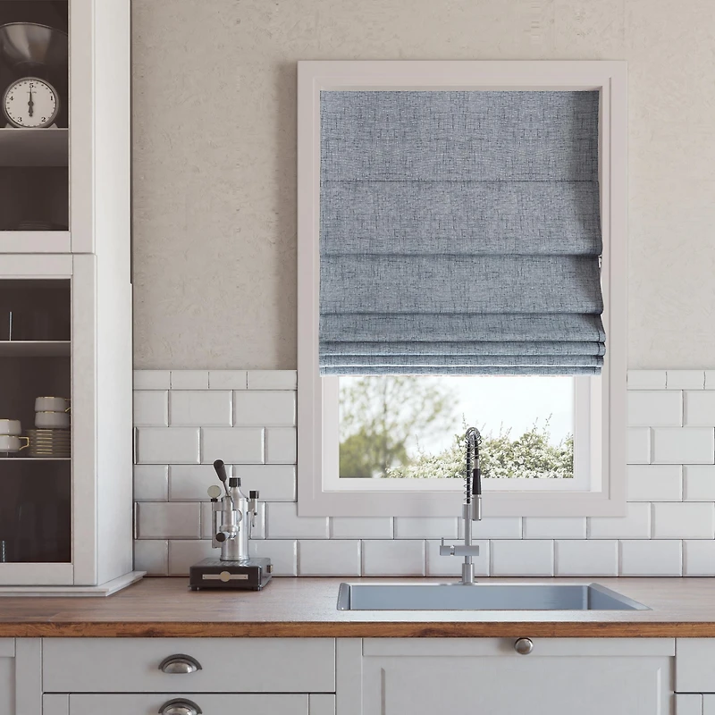 Somerton Textured 100% Blackout Cordless Roman Shade